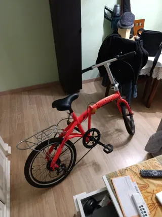 Bicicleta plegable ligera