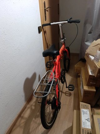 Bicicleta plegable ligera 14 kg. 7 marchas