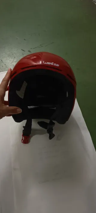 Casco esquí/snow infantil Wedze rojo