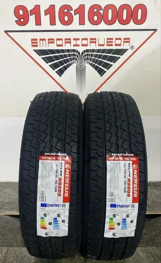 20UD 195 70 15C R NEREUS RUEDA NUEVA YA MONTADA