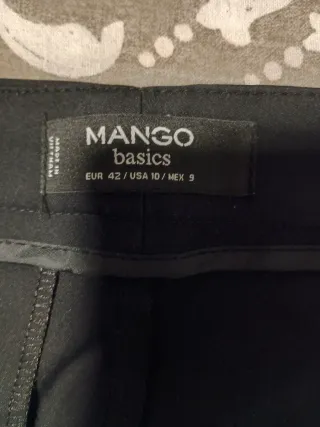 Pantalón negro Mango sin estrenar