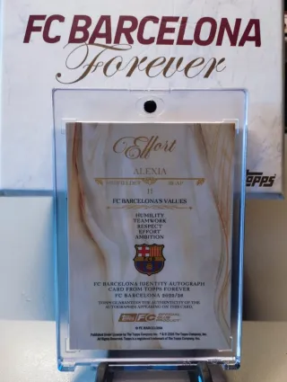 Cromo Alexia Putellas /10 auto Forever Barcelona