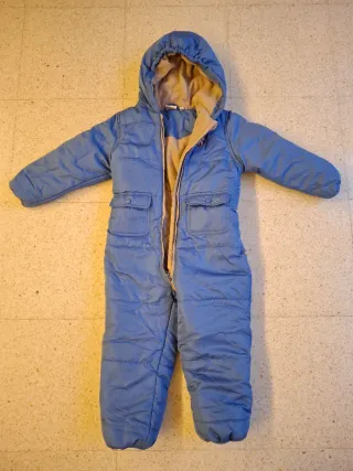 Mono de nieve infantil azul