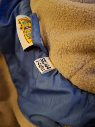 Mono de nieve infantil azul