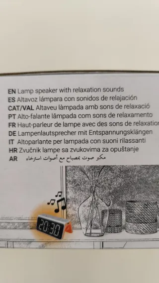 Altavoz Bluetooth ALE-HOP Radio Despertador NUEVO