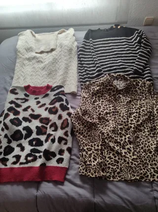 Lote 3 jerseys y una camisa