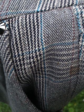 Pantaloni Gaudi grigi a quadri