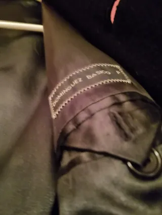 Abrigo Adolfo Dominguez Negro Vintage