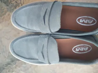 Zapatos Deichmann azules ante