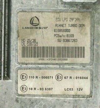 ECU Centralita OPEL ZAFIRA 93867329 93867283 6856000