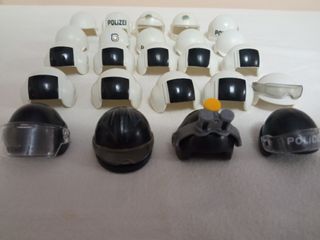 Cascos Policía Playmobil