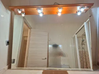 Espejo baño 140cm ancho x 110cm alto