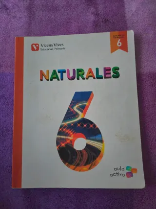 Libro Naturales 6º Primaria (Aula Activa)