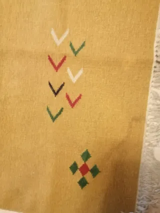 Alfombra étnica hecha a mano