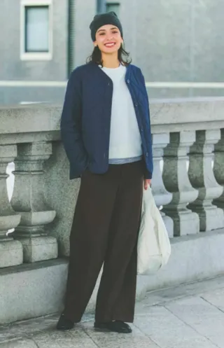 NUEVA Chaqueta Uniqlo acolchada azul Talla M MUJER