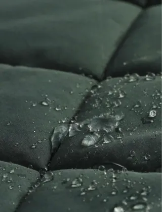 NUEVA Chaqueta Uniqlo acolchada azul Talla M MUJER