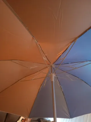 Sombrilla de playa desmontable