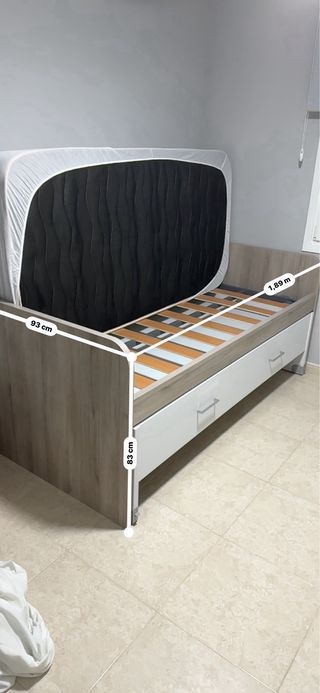 Cama nido con cajones