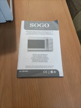 Horno Microondas Sogo Blanco