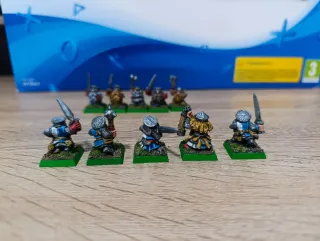 Warhammer Enanos barbaslargas pintados