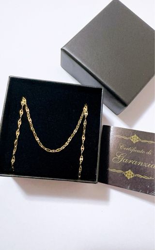 Set collana e anello pantera in oro 18kt 750