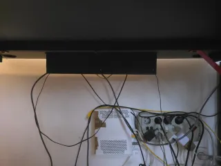 Mesa de escritorio negra 116*60*1,9