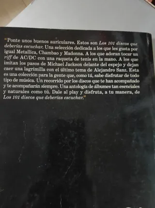 Libro Los 101 Discos Que Deberías Escuchar