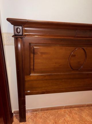 Cabecero de cama de madera