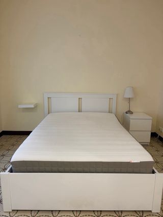 Estructura de cama Songesand blanca de Ikea