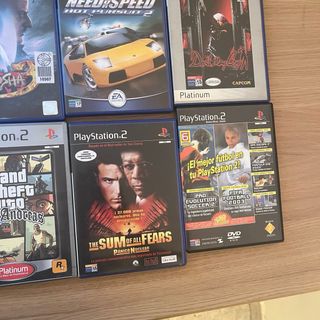 PS2 + 12 juegos + Memory Card + Bolsa PLAYSTATION