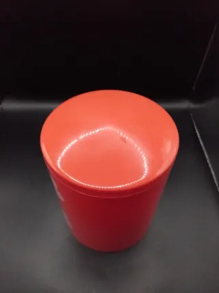 🇪🇦 Bote de cocina naranja con flores