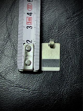 Plata de Ley: Colgante Dos Texturas