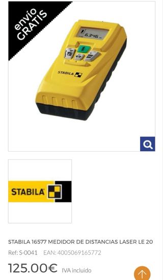 Medidor Láser Stabila LE 20 Profesional