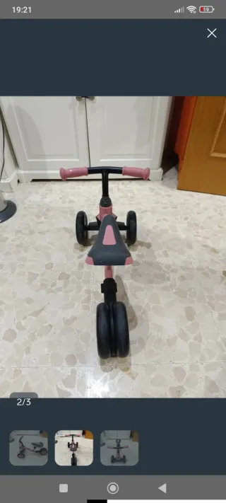 Bicicleta infantil Globber 3 en 1