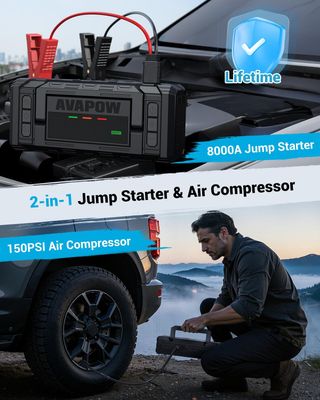 Arrancador AVAPOW 8000A con Compresor TM28