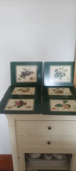 Manteles Individuales Pimpernel Vintage Frutas