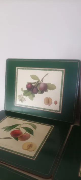 Manteles Individuales Pimpernel Vintage Frutas