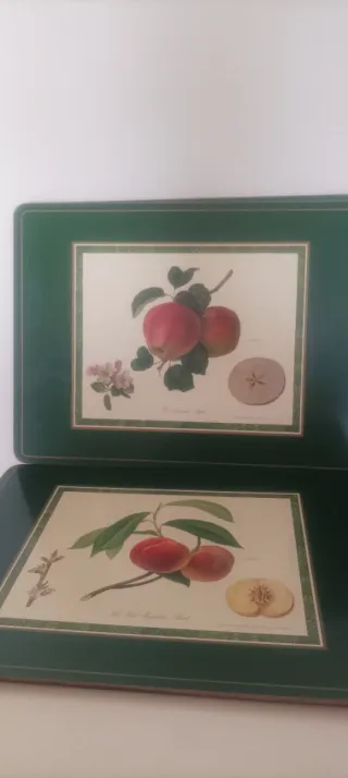 Manteles Individuales Pimpernel Vintage Frutas