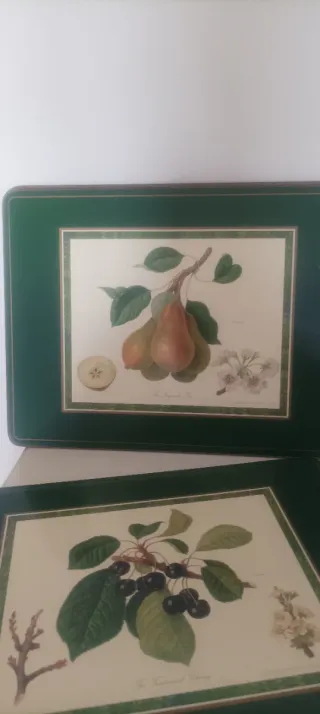 Manteles Individuales Pimpernel Vintage Frutas