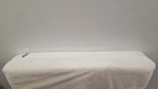 Cuna de madera blanca de Adrada