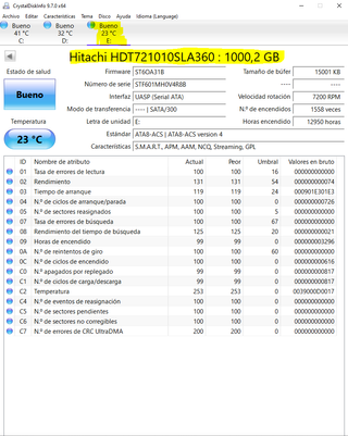 Disco Duro Hitachi 1TB