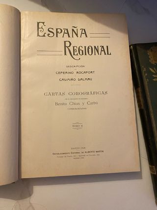 Libros antiguos de la españa regional