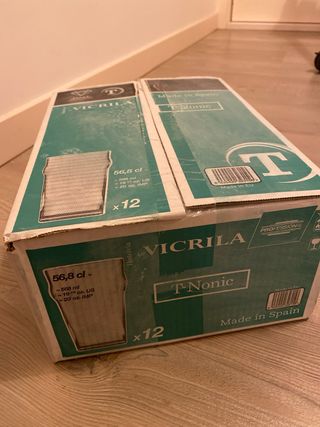 Vasos cerveza Vicrila T-Nonic x22 unidades