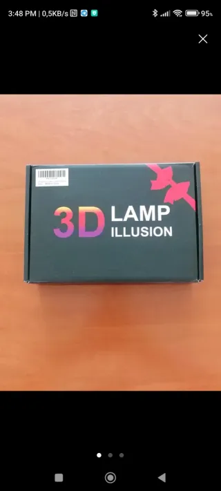 Lámpara Sonic LED 3D