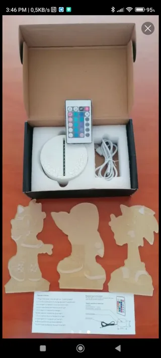 Lámpara Sonic LED 3D