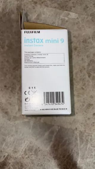 Fujifilm Instax Mini 9 Cámara Azul Hielo