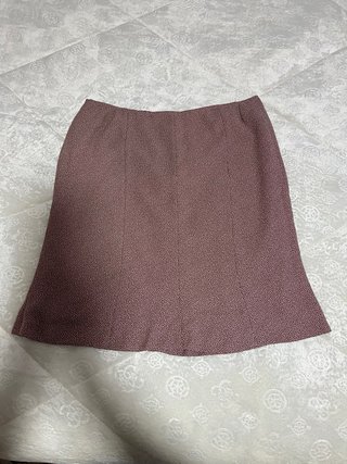 Falda estampada rosa
