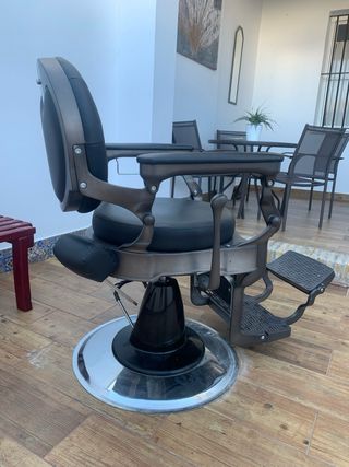 Sillón de Barbero Negro