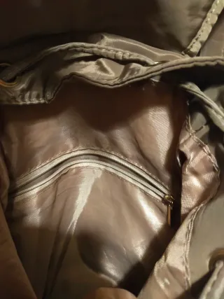 Mochila beige/marrón