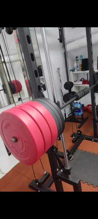 Disco de pesa 10 kg con recubrimiento de plástico